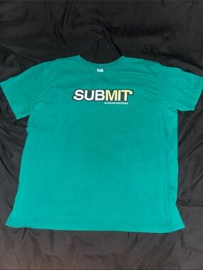 Submit Teal Graphic Men’s T-Shirt